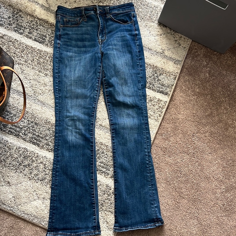 American eagle jeans hi rise skinny kick!
